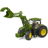BRUDER Lelu Traktori John Deere 7R etukuormaajalla (1:16),