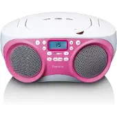 Lenco SCD-301PK Kannettava FM-radio/CD/MP3- ja USB-soitin