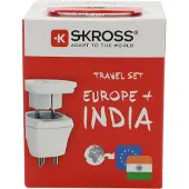 Skross SKros maailma – Intia matka-adapteri 3310042