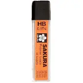 Sakura - Mechanical Pencil Lead 0.9 Mm Hb Polymer Leads (12 Leads)