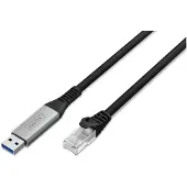 Digitus AK-300600-050-S, 5 m, Cat6a, S/FTP (S-STP), RJ-45, Musta