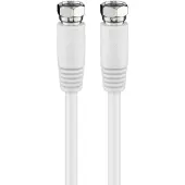 Pro Antenna cable (F) 7.5m white (50740)