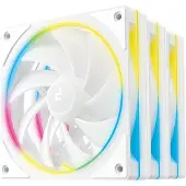 DeepCool FL12 SE 3 kappaleen pakkaus 120 mm ARGB PWM -kotelotuuletin - Valkoinen