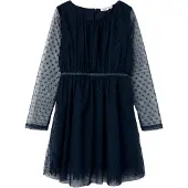 Name it Nkfvabos Ls Dress Noos - Navy - 128