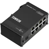 Teltonika NETWORKS TSW030 8-Port Ethernet Switch Hallitsematon Fast Ethernet (10/100) Musta (TSW030000000)