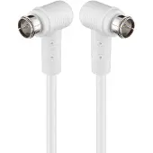 Pro Antenna cable (F) 5m white (67344)