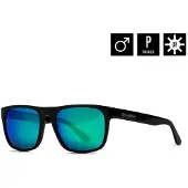 Horsefeathers Keaton Gloss Black Aurinkolasit musta
