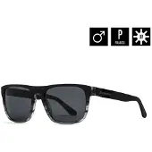Horsefeathers Keaton Matt Black Turtle Aurinkolasit musta