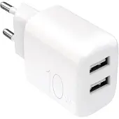 Puro PROLITE 10W 2x USB-A power charger - white