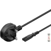 Techtube Pro UK - Virtalähde cord 1.8 m Musta