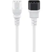 Goobay Power Cable Power Cable C14 to C13. White. 3.0m