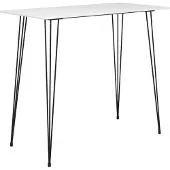 vidaXL Baaripöytä, valkoinen, 120x60x105 cm