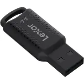 Lexar JumpDrive LJDV400032G-BNBNG, 32 GB, USB A-tyyppi, 3.2 Gen 1 (3.1 Gen 1), 100 MB/s, Liuku, Musta