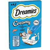 Dreamies 44x10g Creamy Snacks lohi kissan välipala