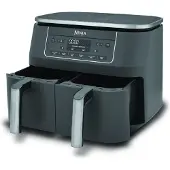 Ninja DZ300EU, 7,6 l, 3,2 kg, 2400 W, airfryer, harmaa