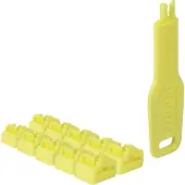 Lindy – RJ45 Port Locks Yellow, 10x + (47900)