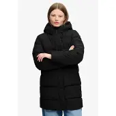 Superdry for woman. W5012179A Medium Padded Sports Jacket with Hood black (L), Casual, Polyester