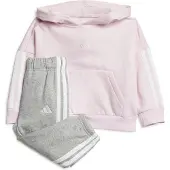 Adidas Treenipuku 'Essentials' meleerattu harmaa / roosa