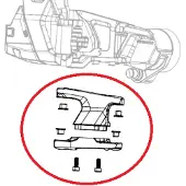Sram Red Xplr Axs äußere Käfigplatte