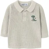 Name it Nbmkolla Ls Knit Polo - Beige - 80