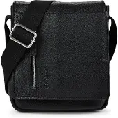 Strellson Kennington Crossbody-laukku Nahka 20 cm Musta