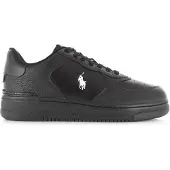 Ralph Lauren Ftw Masters Court Leather Sneaker - Black - 41