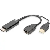 Digitus HDMI ADAPTER, TYPE HDMI - DP (AK-330101-002-S)