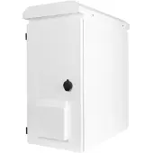 Deltaco 19" räkkikaappi, 6U, 600x280x600, seinämalli, IP55, valkoinen