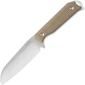 Kizer Cutlery Begleiter Fix AEB-L veitsi, Brown G-10
