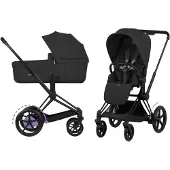 Cybex ePriam yhdistelmävaunut Matt Black / Sepia Black
