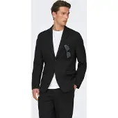 Only & Sons Onskyle Sup Slim 550 Blazer Frml Noos - Black - 48