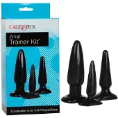 Calexotics Anal Trainer Kit 3-osainen anaaliplugisetti Musta 3 pcs