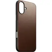 Nomad Modern Leather Case w/MagSafe iPhone 16 Plus - Brown