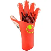 Uhlsport Maalivahdin Hanskat Fangmaschine Ultragrip Zne Hybd - Punainen/valkoinen/keltainen, koko 12