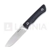 RealSteel Bushcraft Plus II Full Flat veitsi, Black G-10, Satin