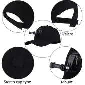 Puluz cap with sports camera mount (DJI, GoPro, Insta360)