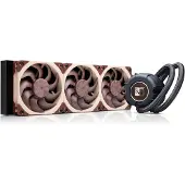 Noctua NL-LC1-36 (black/brown) CPU water cooling kit with 3x120 mm radiator, 4-pin PWM, compatible with Intel LGA1700/1851 and AMD AM4/AM5, very quiet