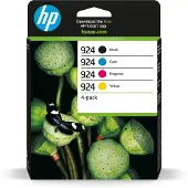 HP 924 Mustepatruuna Multipack BK/C/M/Y