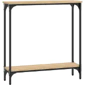 vidaXL Konsolipöytä Sonoma-tammi 75x22,5x75 cm tekninen puu