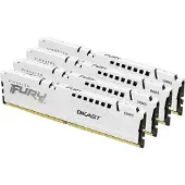 Kingston 128GB (4 x 32GB) FURY Beast White, DDR5 5600MHz, CL40, 1.25V, valkoinen