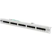 Digitus CAT 3 ISDN PATCH PANEL, UNSHIELDED, 25-PORT RJ45, 8P4C, LSA, 1U, RACK MOUNT, GREY, 482X44X109 (DN-91325-1)