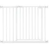 Hauck Open N Stop 2 Turvaportti + 21 cm Pidennysosa, White