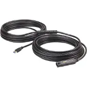 Aten 3.2 Gen1 USB-A uros-naaras -jatkokaapeli, 15m, musta