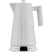 Alessi Electric Kettle With Temperature Control, In Thermoplastic White European Plug 1850–2200W - White - 2200 W