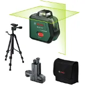 Bosch Ristilinjalaser PLL360-15G; 3,6 V; 1x2,0 Ah akku