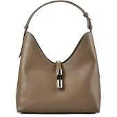 Furla Goccia Olkalaukku Nahka 30 cm Pronssinvärinen