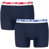 Puma Men Everyday Multi Logo Boxers - Navy - XXL