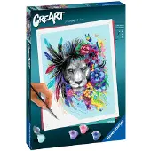 Ravensburger CreArt Boho Lion maalaussetti