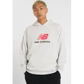 New Balance Athletics French Terry Logo Hoodie - Grey - XXL