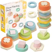 Classic World Wooden Shapes Matching Game